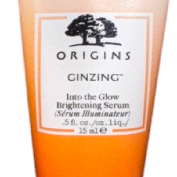 NWT Origins Ginzing Into the Glow Brightening Serum Set of 4 Travel Size 2 Fl Oz - Picture 5 of 6